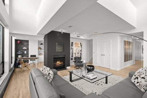 Expansive open floorplan at 301 Kenwood, The Townhouse