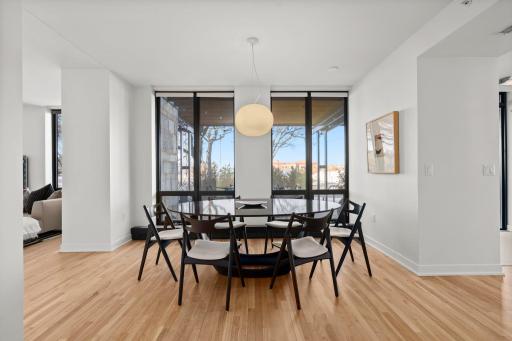 Expansive open floorplan at 301 Kenwood, The Townhouse