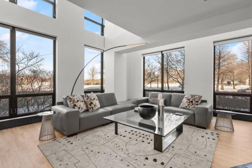 Expansive open floorplan at 301 Kenwood, The Townhouse