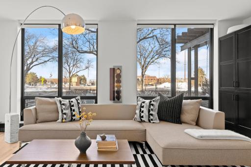 Expansive open floorplan at 301 Kenwood, The Townhouse