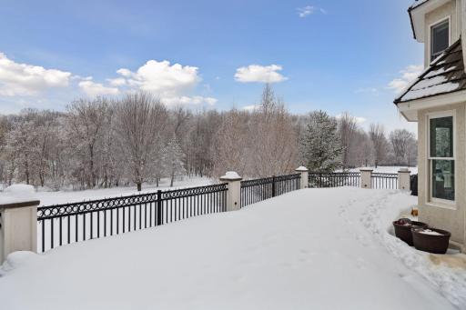 Newer Deck, expansive to overlook the yard