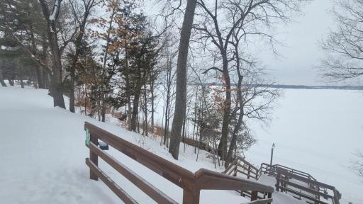 Enjoy fishing, boating and views of the lake.