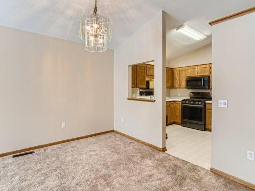 Photo for 10791 Woodland Drive, Chisago City, MN 55013 - Listing #6327572 The dining area flows from the kitchen, great for entertaining.