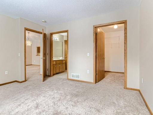 Photo for 10791 Woodland Drive, Chisago City, MN 55013 - Listing #6327572 A walk-through bathroom and closet make this bedroom an en suite.