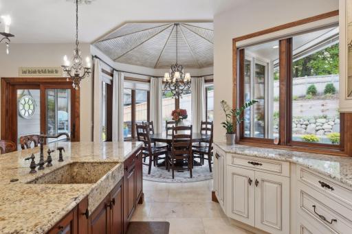 Kitchen room with dining room