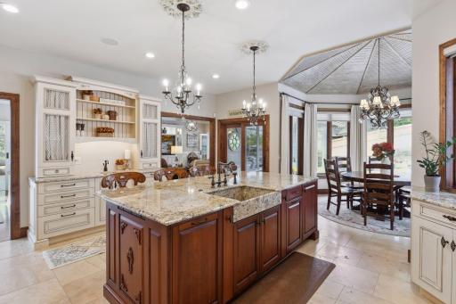 Kitchen with spacious island