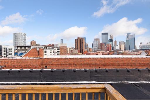 Unobstructed views of downtown Minneapolis.