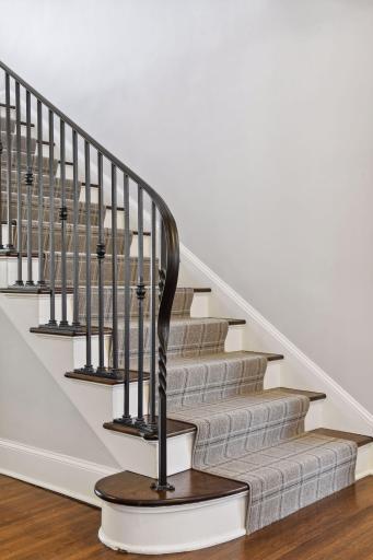 This gorgeous iron railing is magnificent.