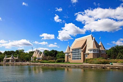 A personal favorite. The Lake Harriet Bandshell