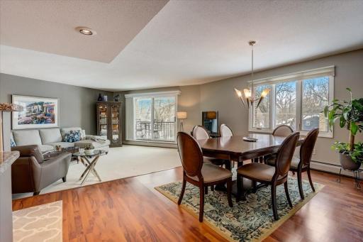 Gorgeous top floor condo with abundance of natural light throughout, and an open floor plan great for entertaining!