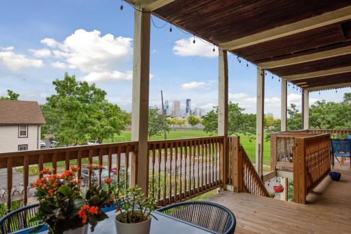 The back porches were also completely rebuilt in 2013 and have THE MOST SPECTACULAR skyline views!