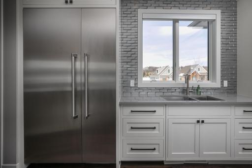 Over sized Thermador Refrigerator & Freezer
