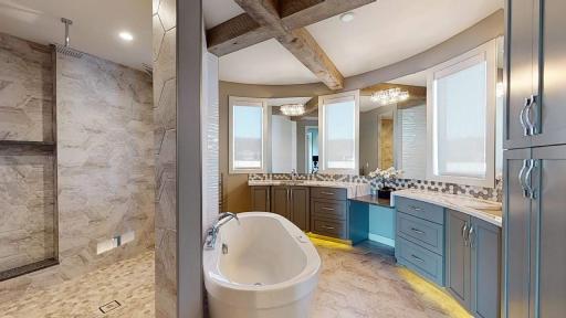 Primary Bathroom Is Perfect For Relaxation