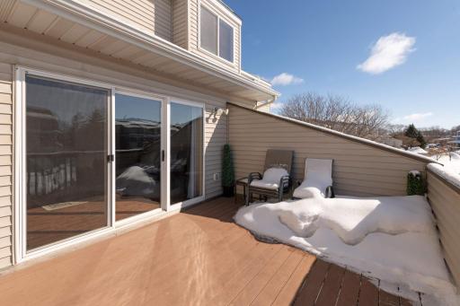 Warm months are right around the corner, enjoy them on. your oversized south facing deck.