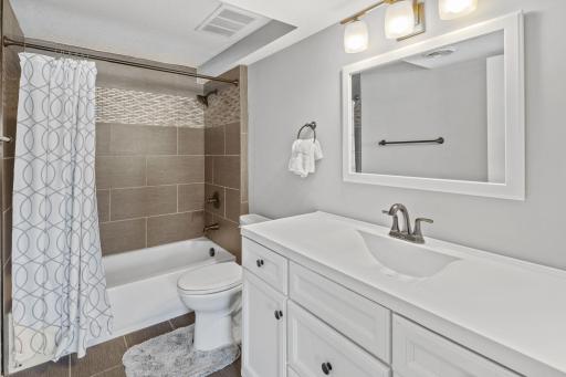Full Bathroom Lower Level ~ stylishly updated