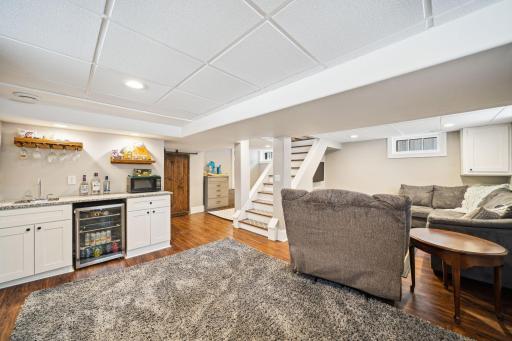 Wet Bar and flex space in the lower level