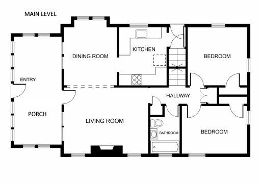 Main Level Floorplan