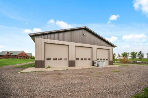 Geo thermal heated outbuilding