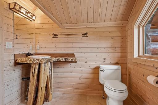 Upper level bathroom