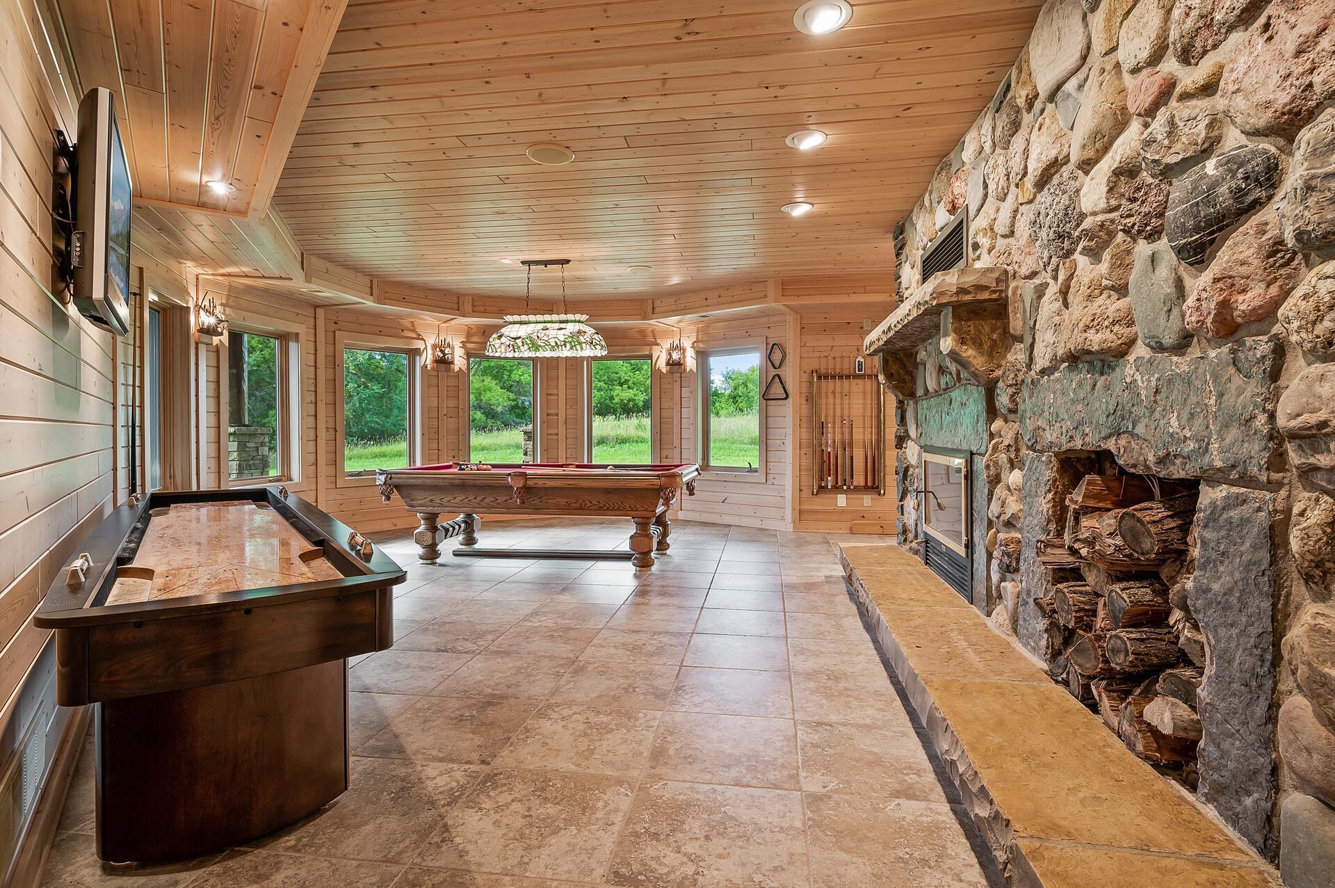 Lower level game area