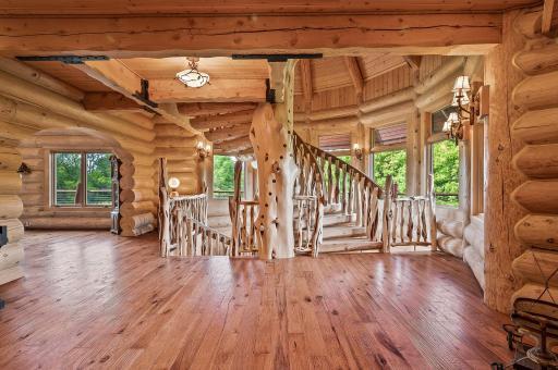 Spiral staircase made of Juniper trees