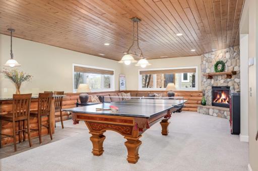 The lower level has so much light with oversized daylight windows.