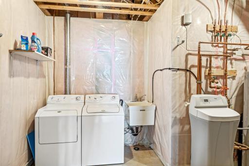 A second laundry room is located in the walkout level - perfect for washing the towels after a day down at the lake.