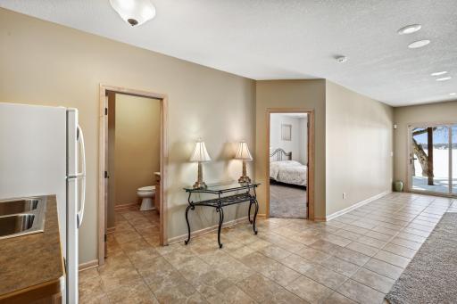Our walkout lower level was designed with fun in mind.