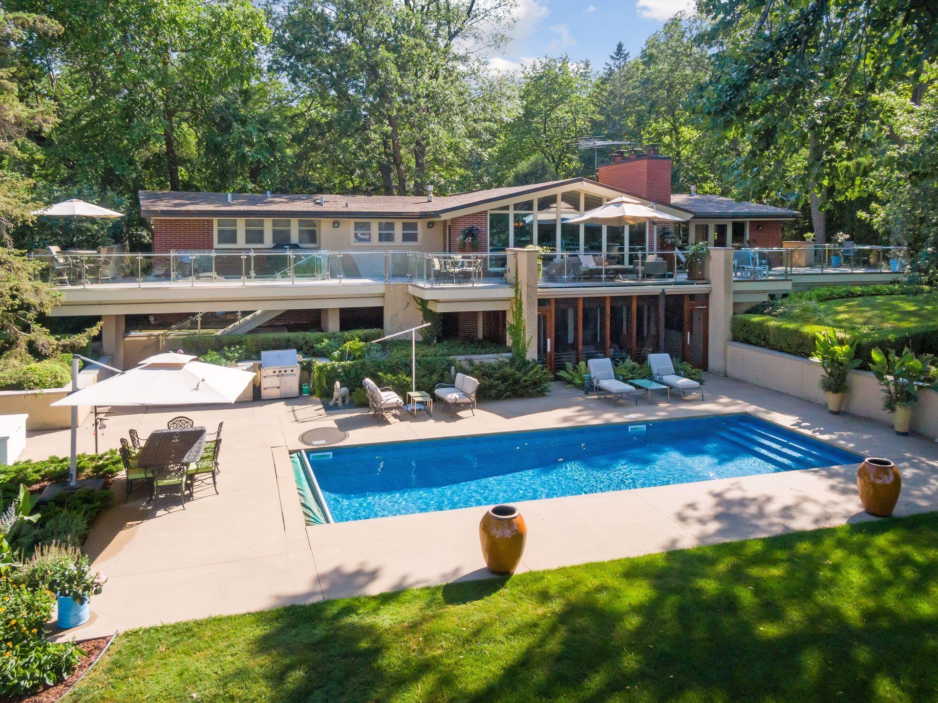 Summertime and the pool is open