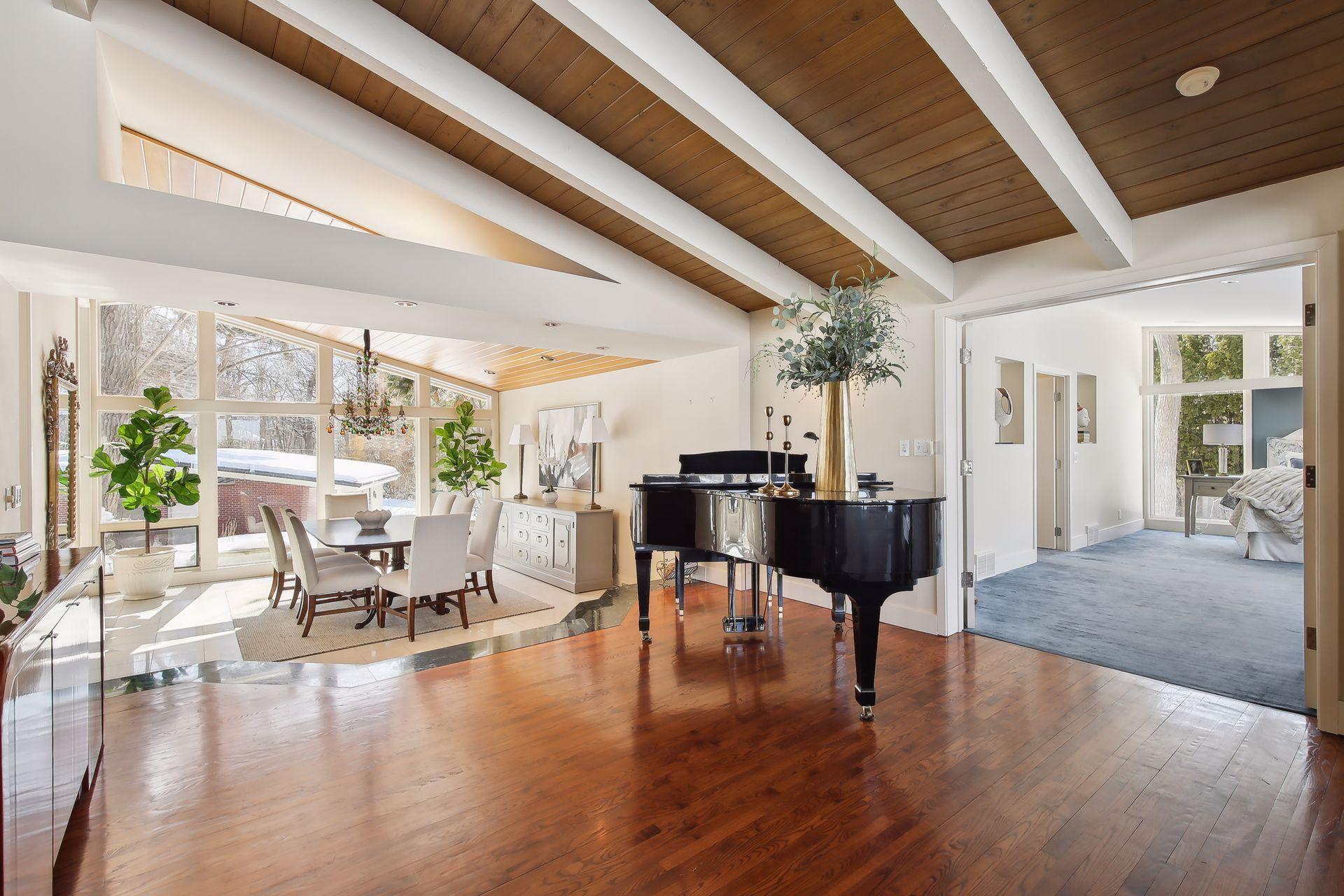 Spacious formal dining area to gather and celebrate special occasions with family and friends