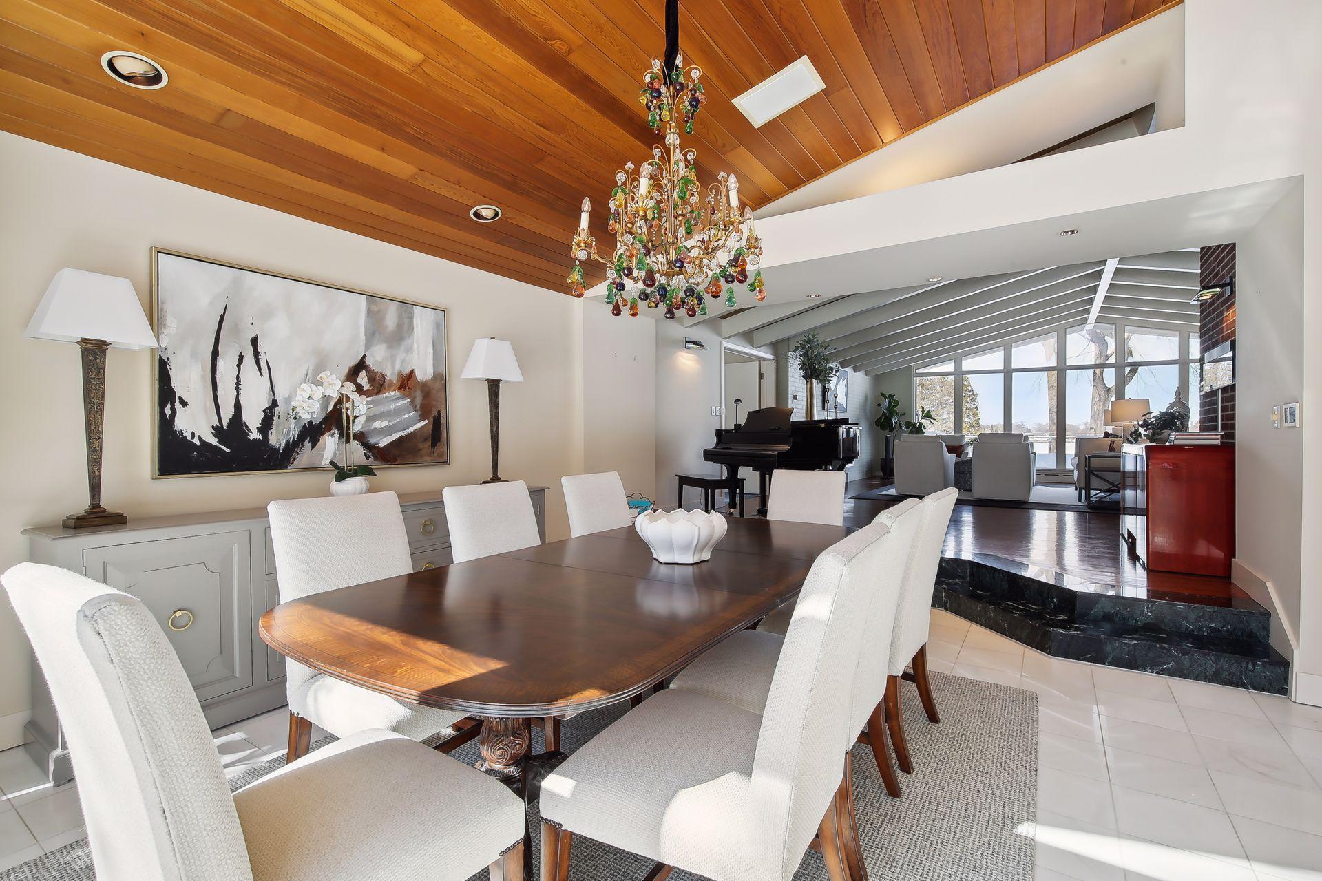 While spacious, this area provides an intimate area for entertaining