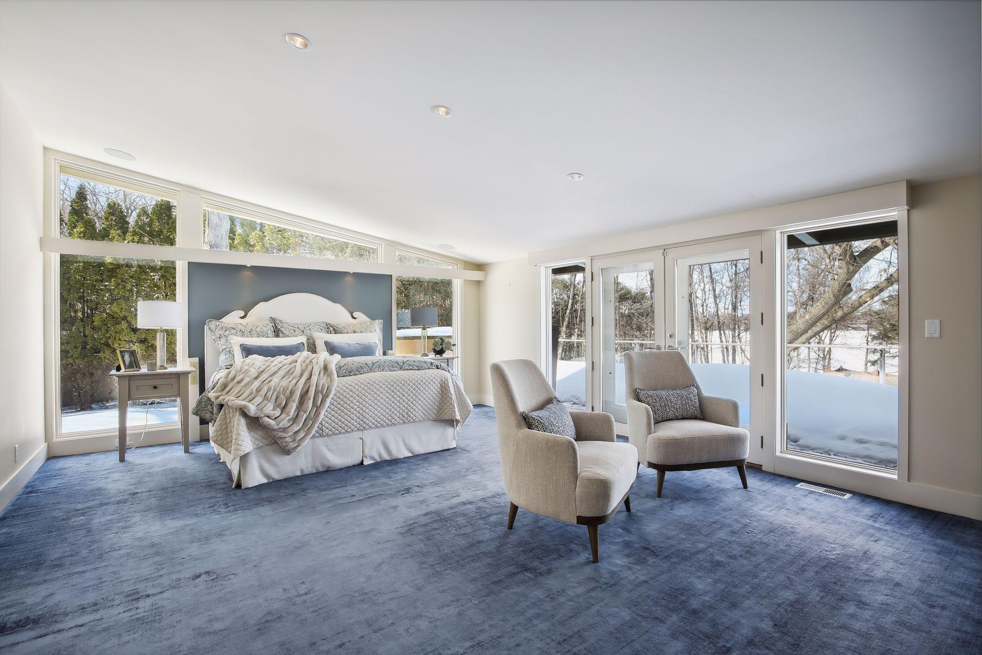 Retreat to the peaceful and serene owner's suite at the end of the day