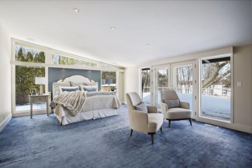 Retreat to the peaceful and serene owner's suite at the end of the day