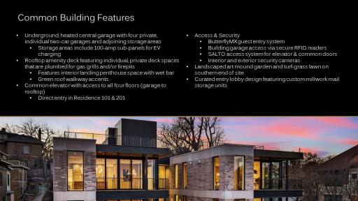 35 Groveland Terrace - Condominium Features