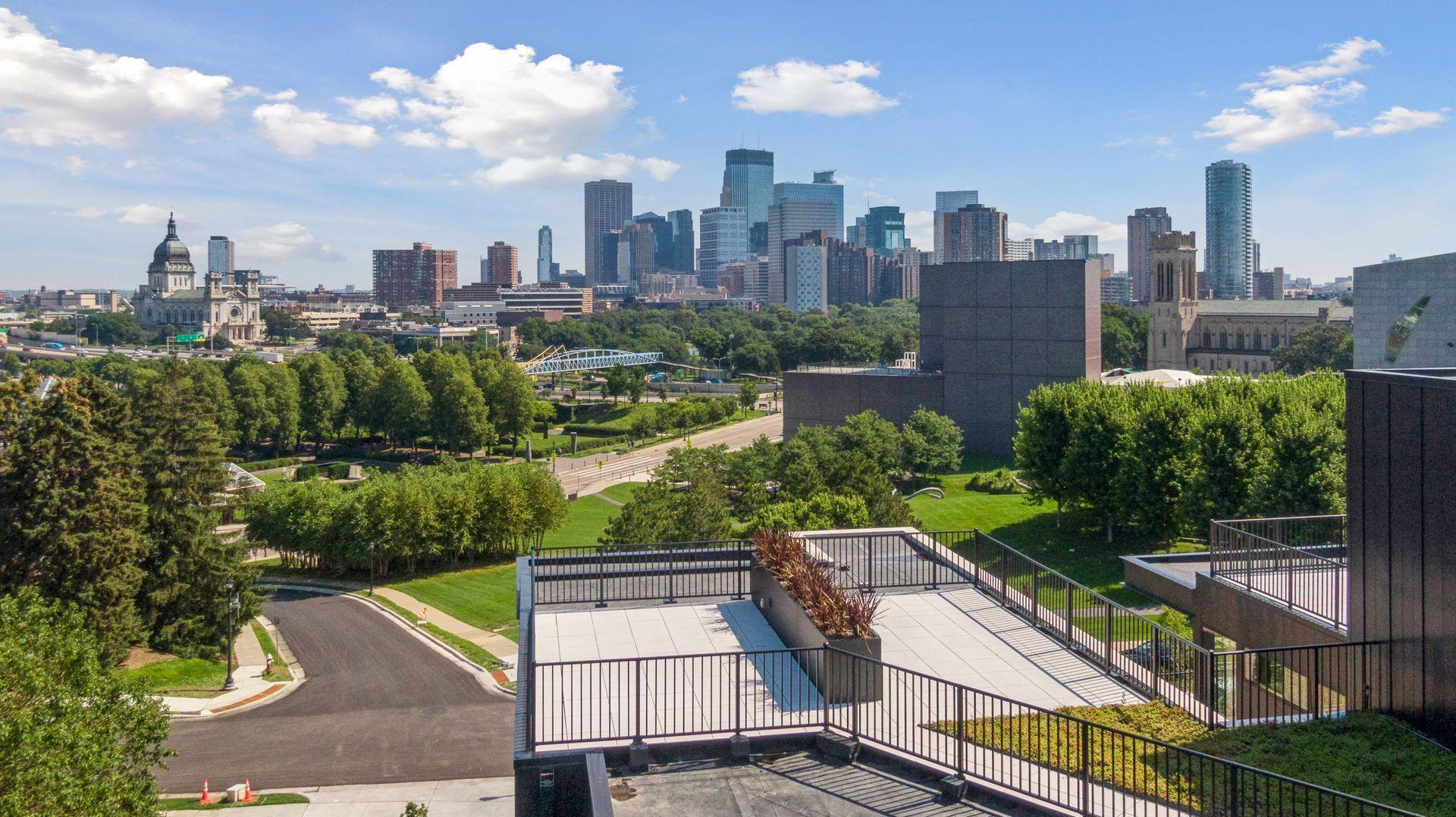 View from rooftop deck.