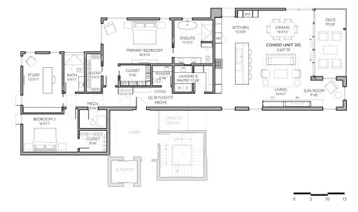 35 Groveland Terrace - Residence 202 plan
