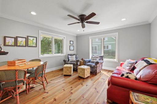 1 of 3 bedrooms in the main house with new Marvin windows!