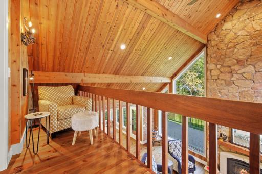 Main House loft lounge before entering the Master Suite!