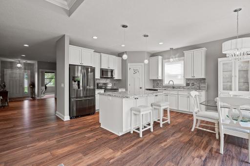Granite countertops throughout, SS appliances and a spacious pantry