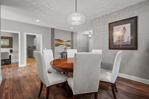 Formal dining room space could have many uses