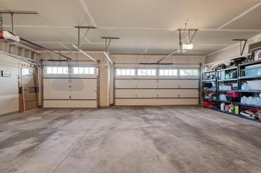 3 car garage gives you ample space to store vehicles and toys.