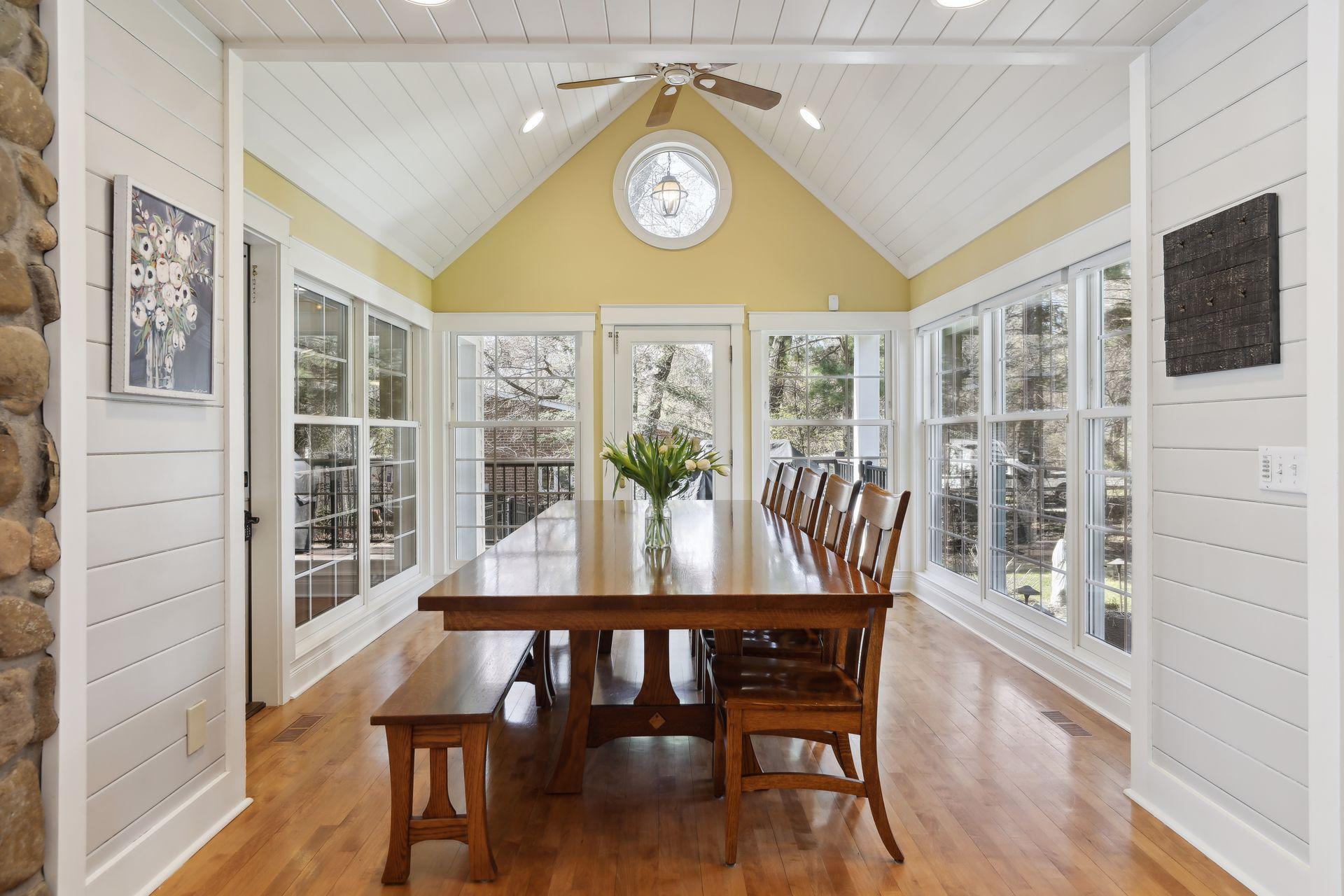 Informal Dining Room with fantastic Grill Deck right outside