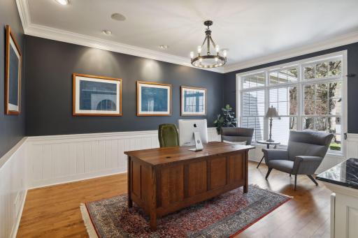 Fantastic open Office on the main level can also be used as a Formal Dining Room