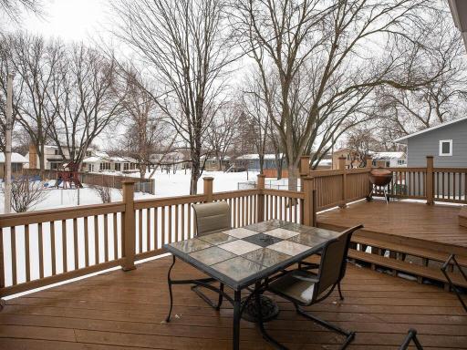 Another view of the large maintenance free deck.