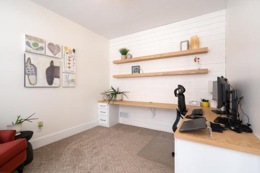 2nd office on main-level off rear of home. Great for kids homework area, or 2nd work from home office