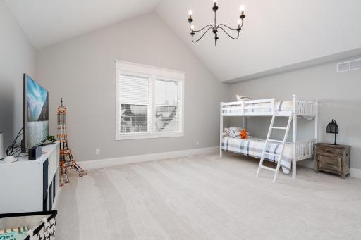Massive 5th bedroom over garage or could be large bonus room.