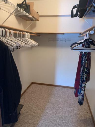 Primary walk in closet
