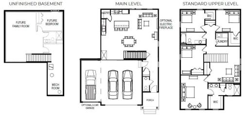 The layout of the floor plan makes so much sense, and flows seamlessly from one room to the other throughout both the main and upper levels! And don't forget, your lower level family room is finished as well!!!