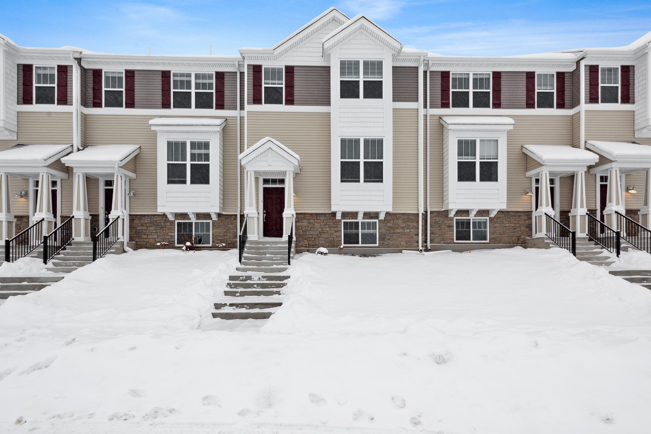 New Construction 4 bedroom townhome available in Oakdale! Photos not of actual home. Actual home will be similar floorplan; some colors and features may vary.