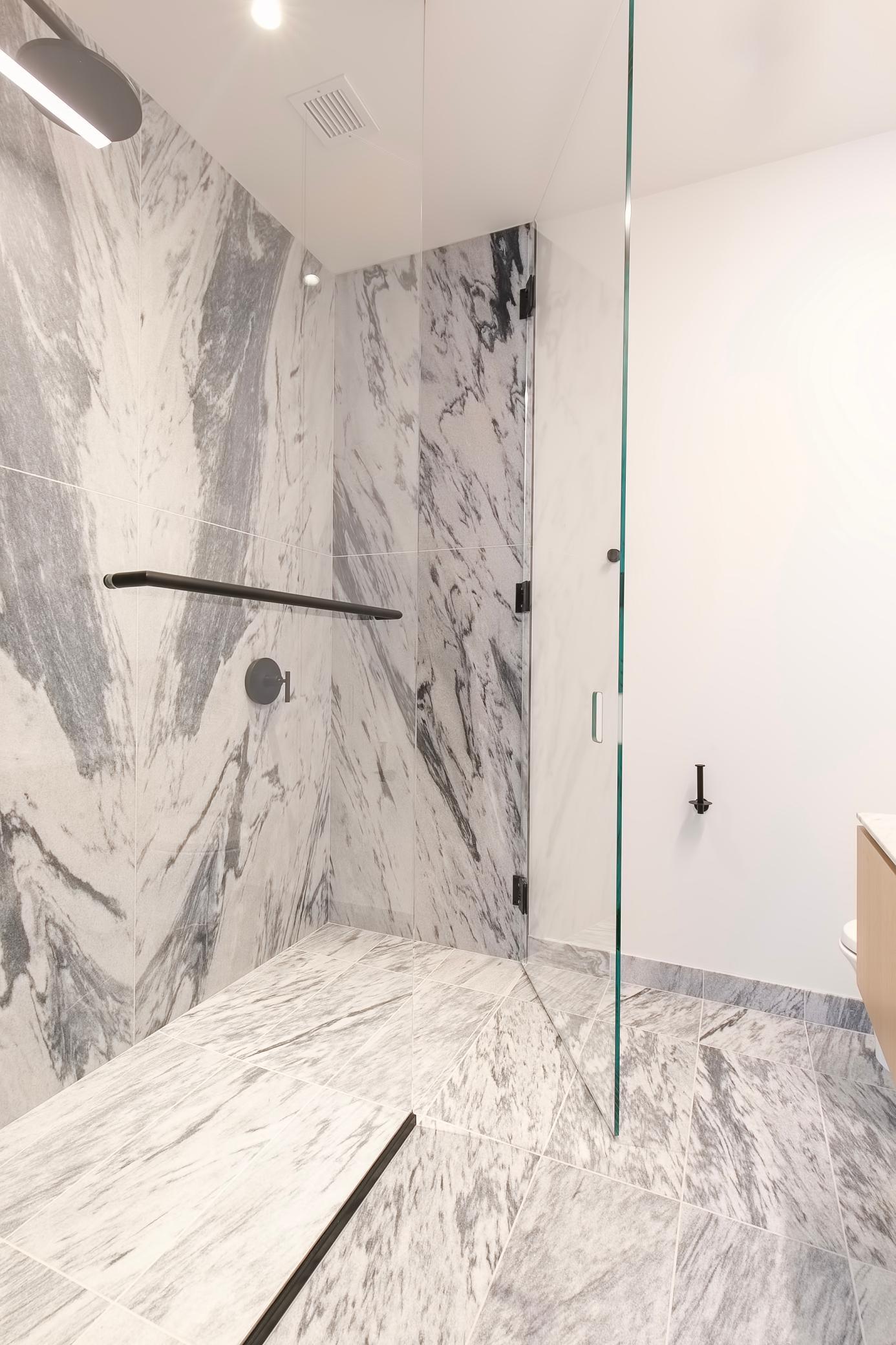 Gorgeous walk-in shower stall